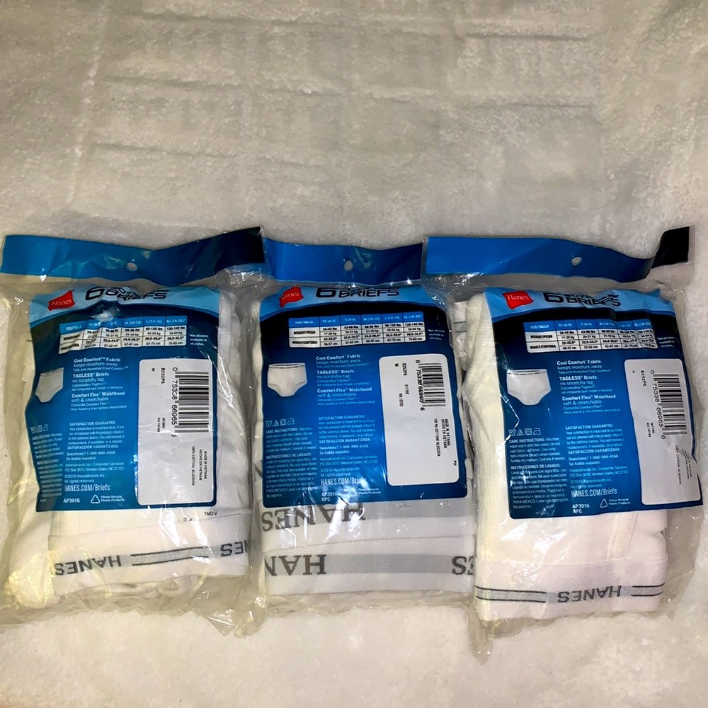 Hanes boy briefs - Picture 2 of 2